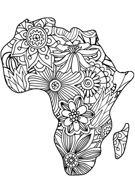 africa coloring pages|african coloring pages for adults.